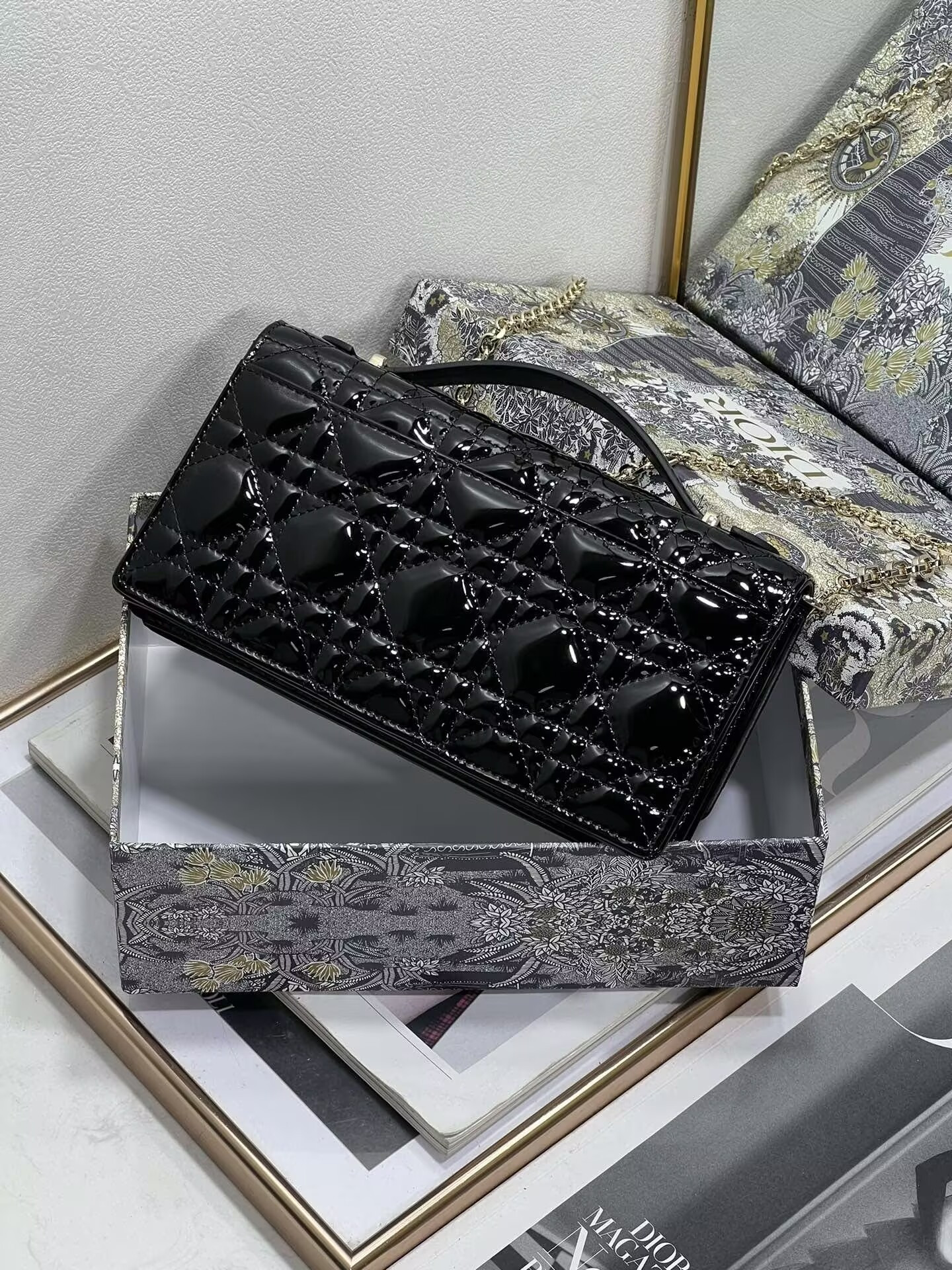 MISS D*0r MINI HANDBAG 21x11.5x4.5cm