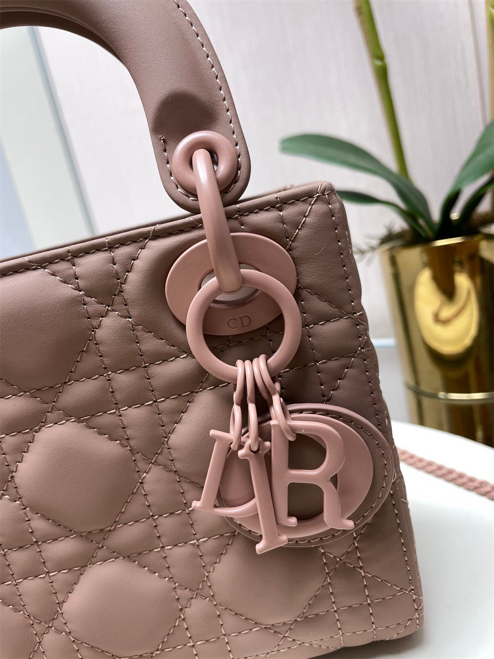 Mini Lady D*0r Bag 6.5 x 6 x 3 inches