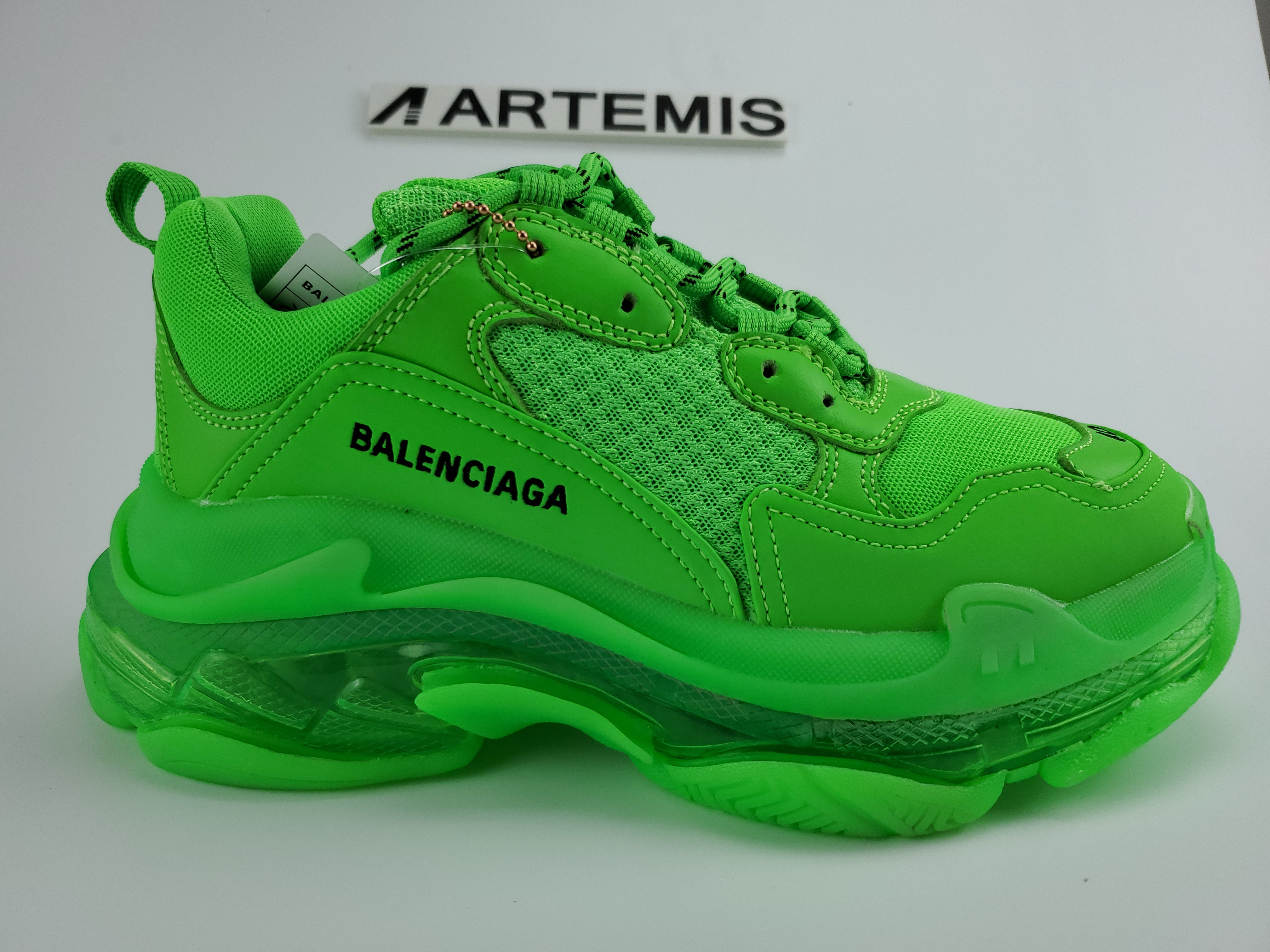 Balenciga Triple S Neon Green