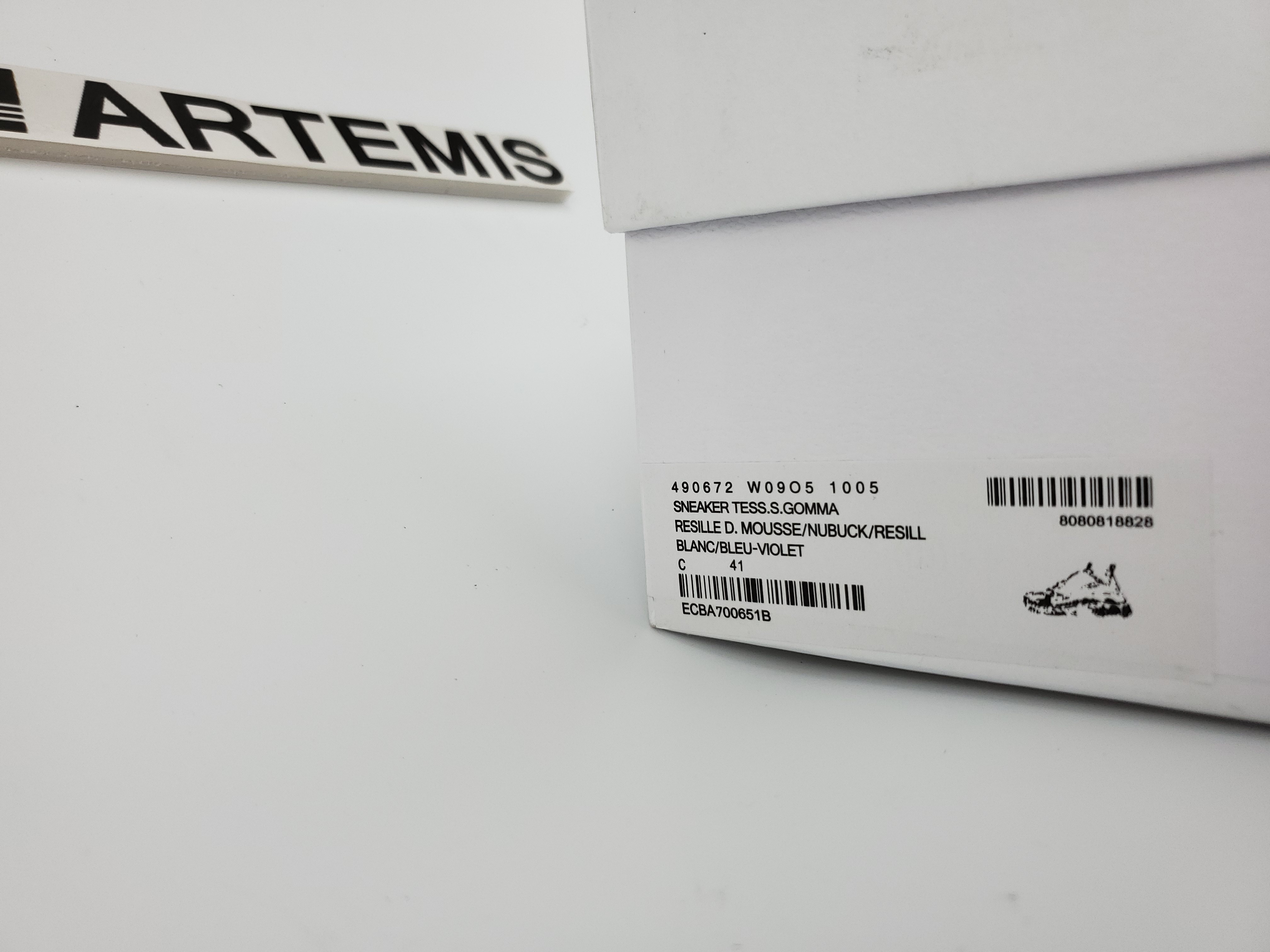 Balenciga Triple S Blanc/Bleu-Violet