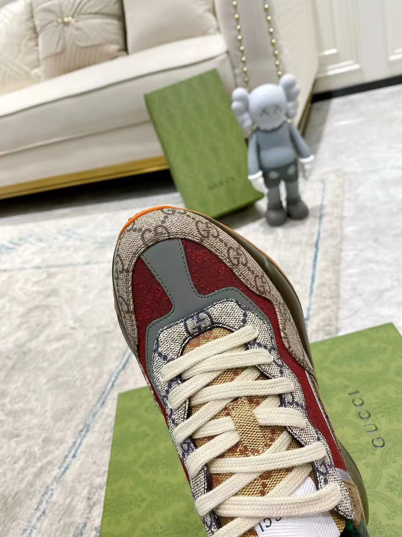 UA G*u*i GG Rhyton Sneaker