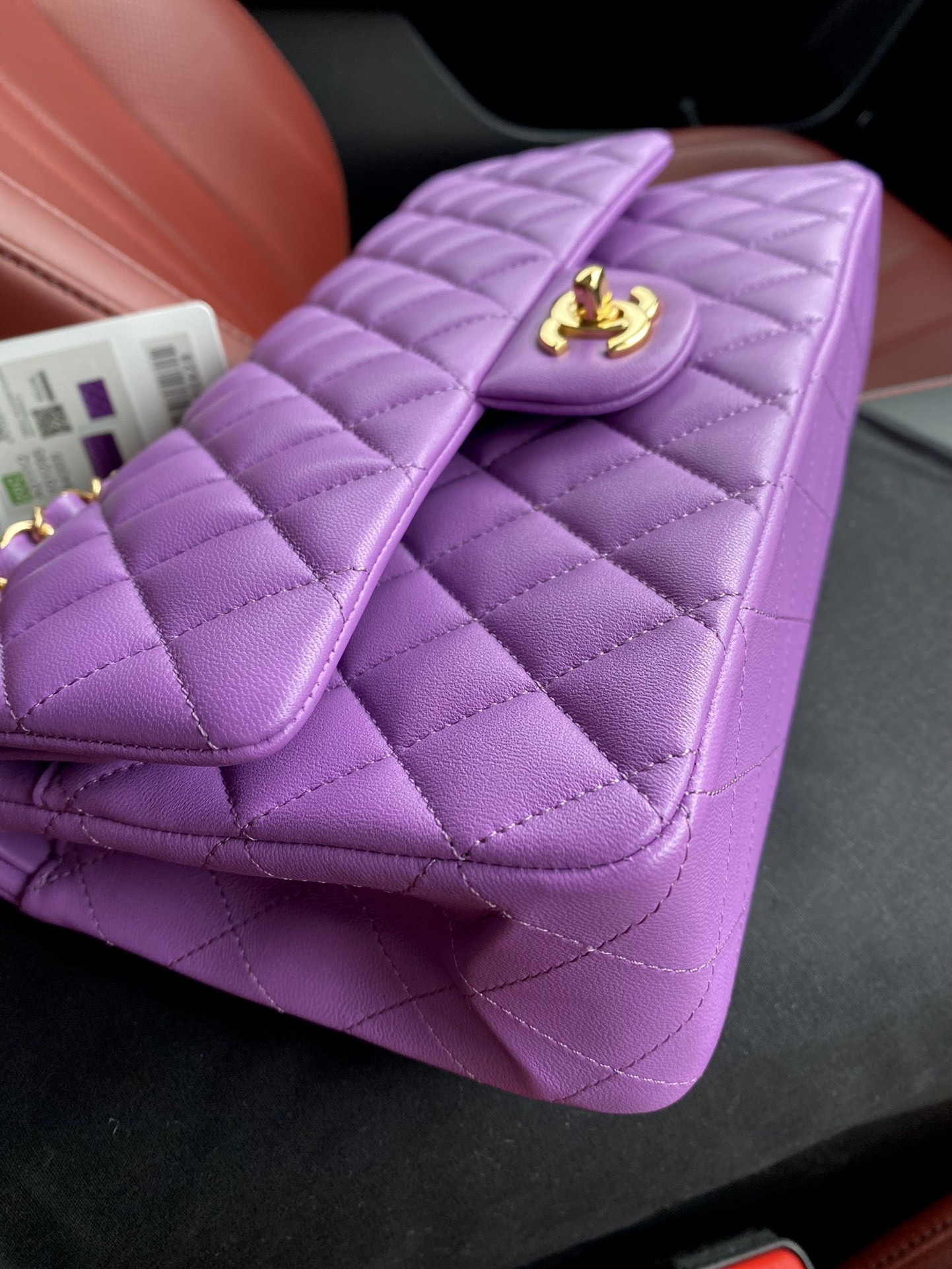 Ch*el classic flap bag 15.5x25.5x6.5cm