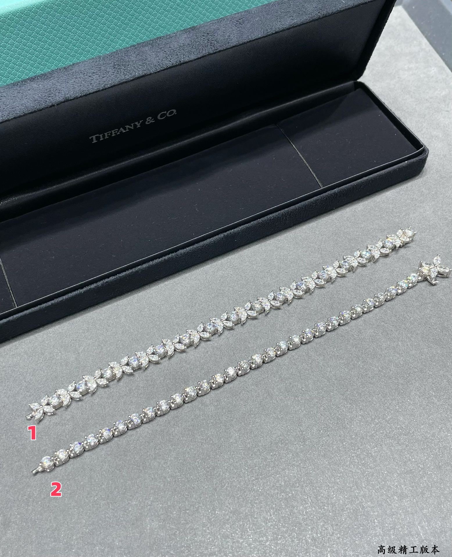 T*f*ny & Co. Soleste Marquise Diamond Full Bracelet Ag925
