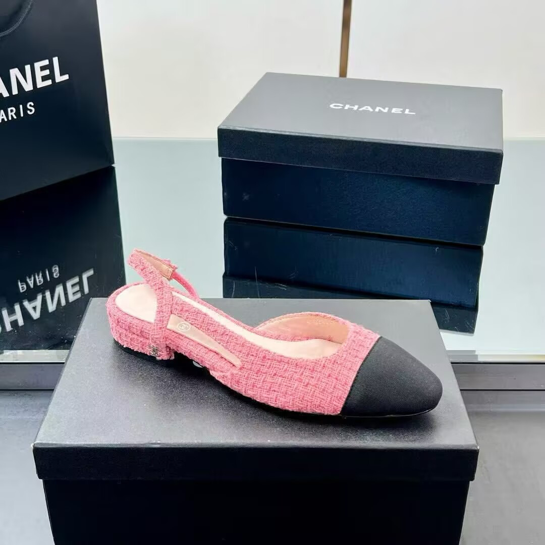 UA Ch*el SLINGBACKS FLAT