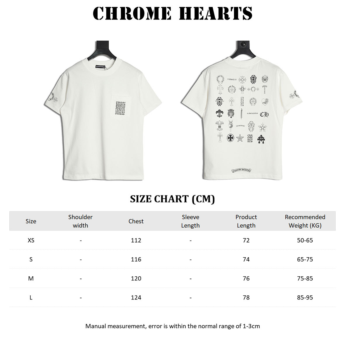 Ch**me He**ts 25ss Short-sleeved T-shirt