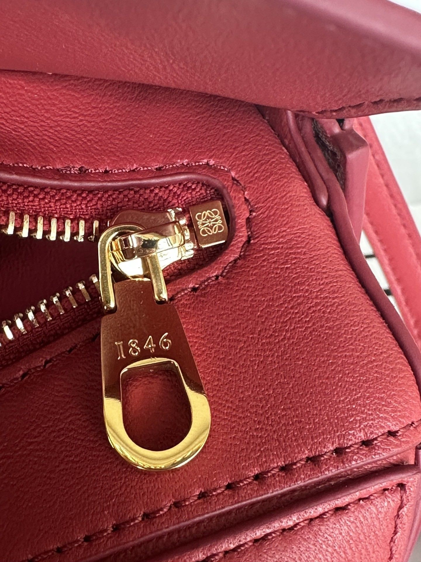 L0ew* Mini Featherlight Puzzle Bag Nappa Lambskin 18x12.5x8cm