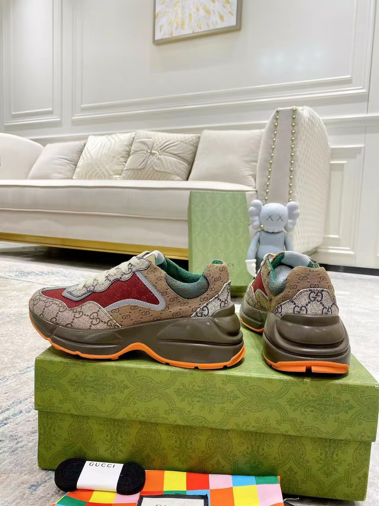 UA G*u*i GG Rhyton Sneaker