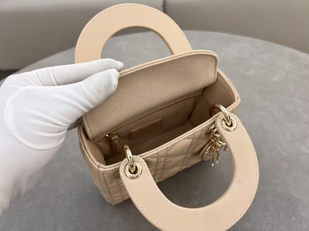 MINI LADY D*0r BAG 6.5 x 6 x 3 inches