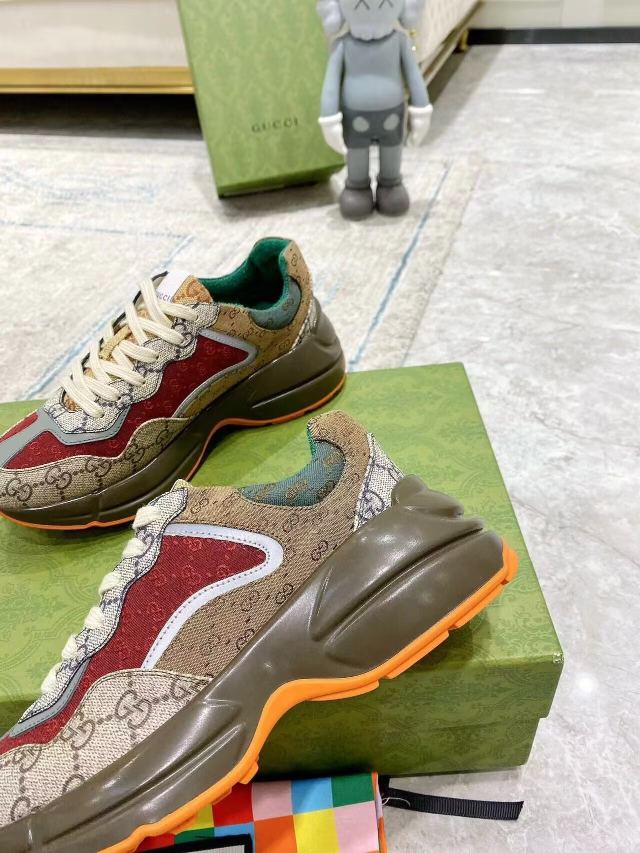 UA G*u*i GG Rhyton Sneaker