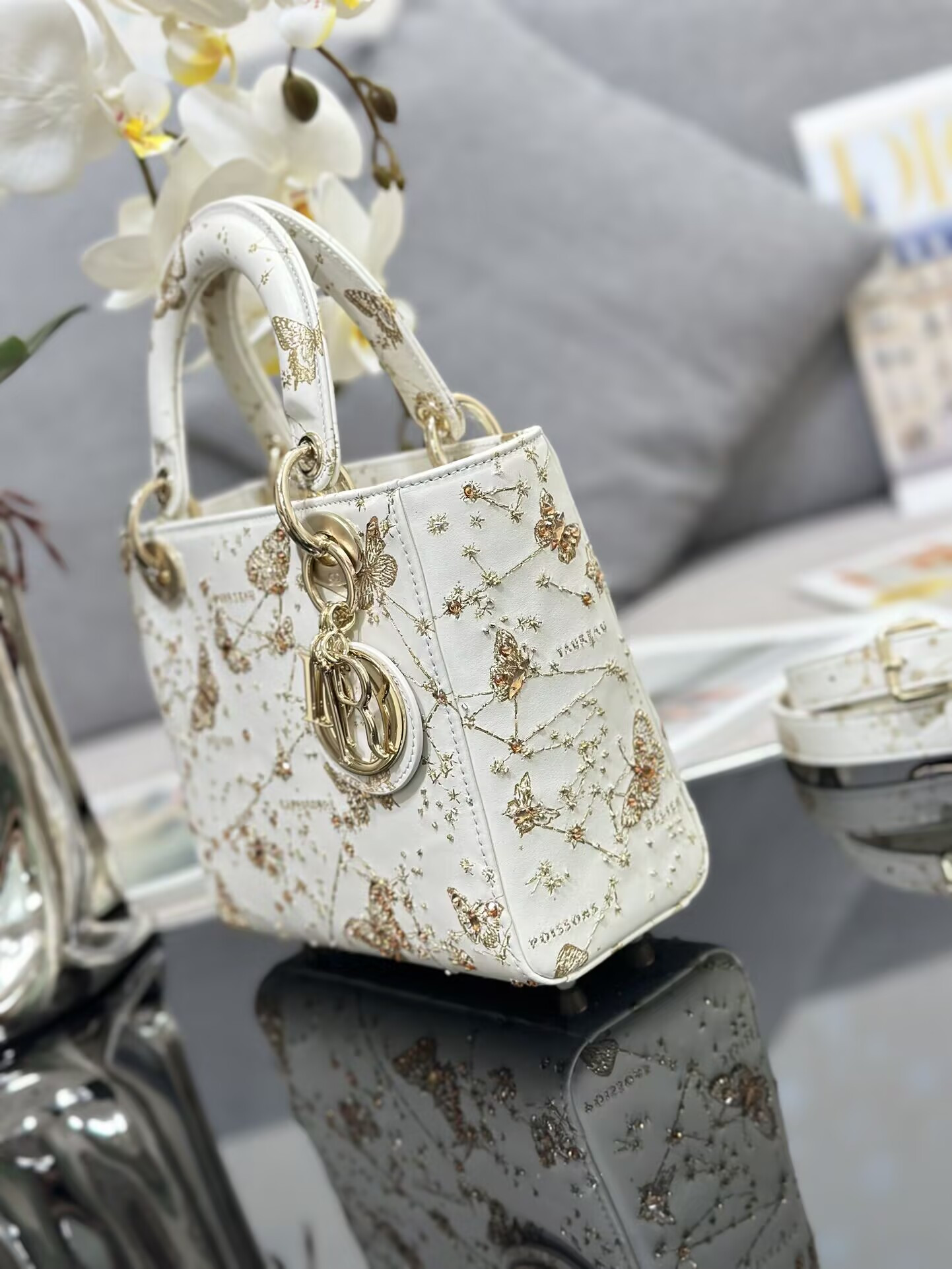 Lady D*0r Bag 20 x 16.5 x 8cm (High-end Version)