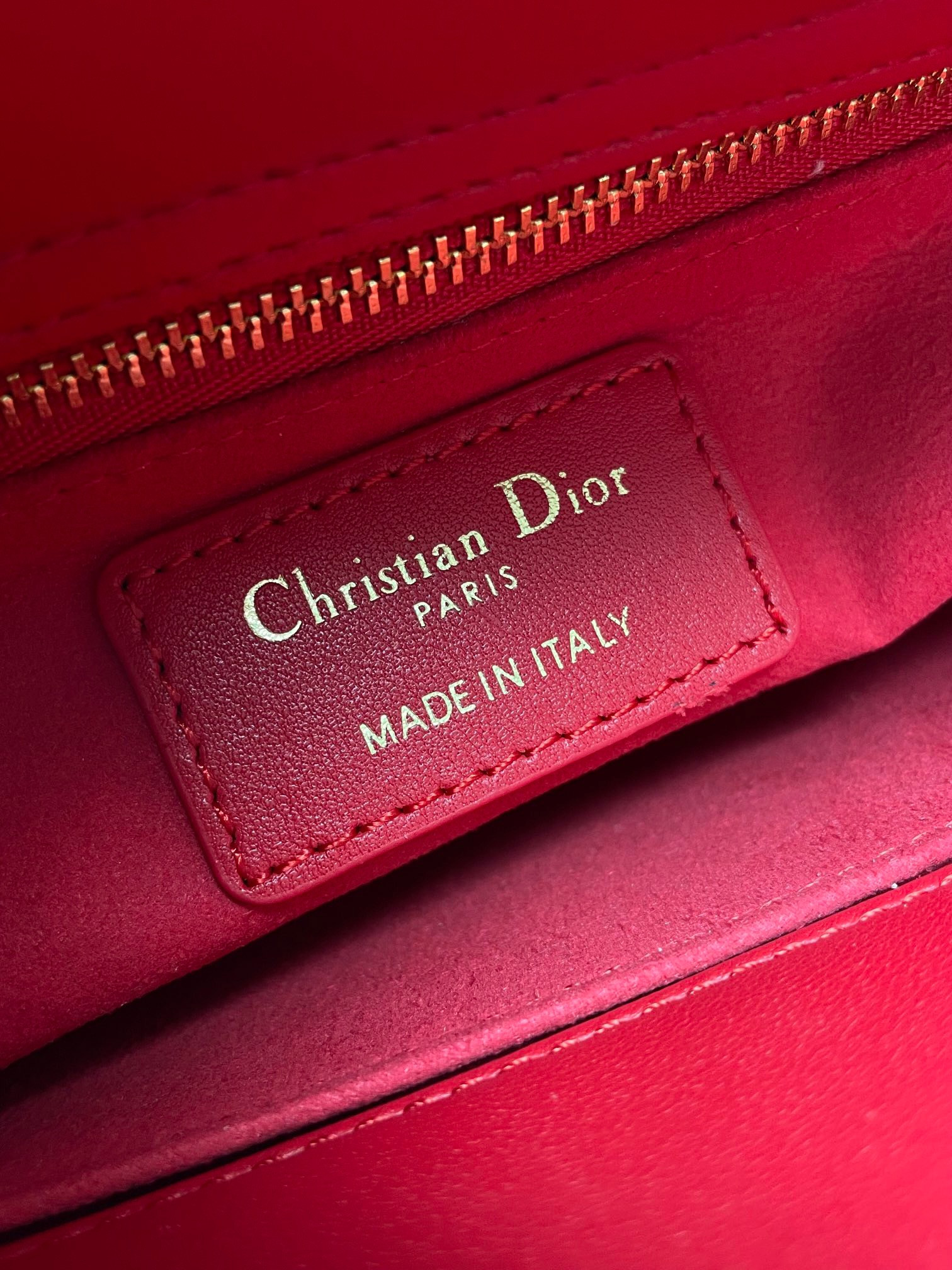 Small Lady D*0r My ABCD*0r Bag Red 8 x 6.5 x 3 inches