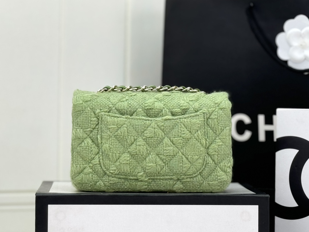 Ch*el MINI CLASSIC 11.12 HANDBAG 20 12 × 20 × 6 cm
