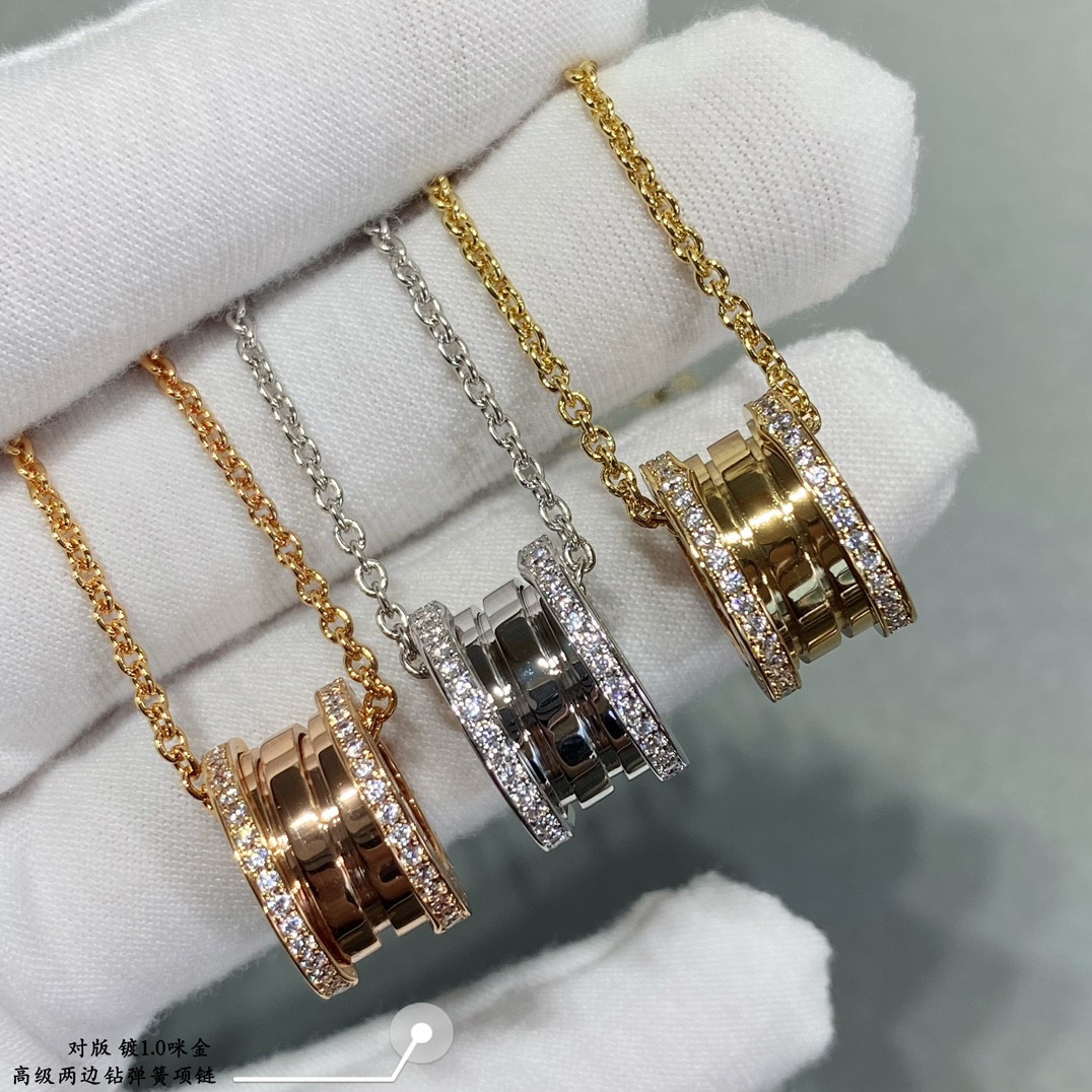 B*l*ai Spring both sides drill Necklace