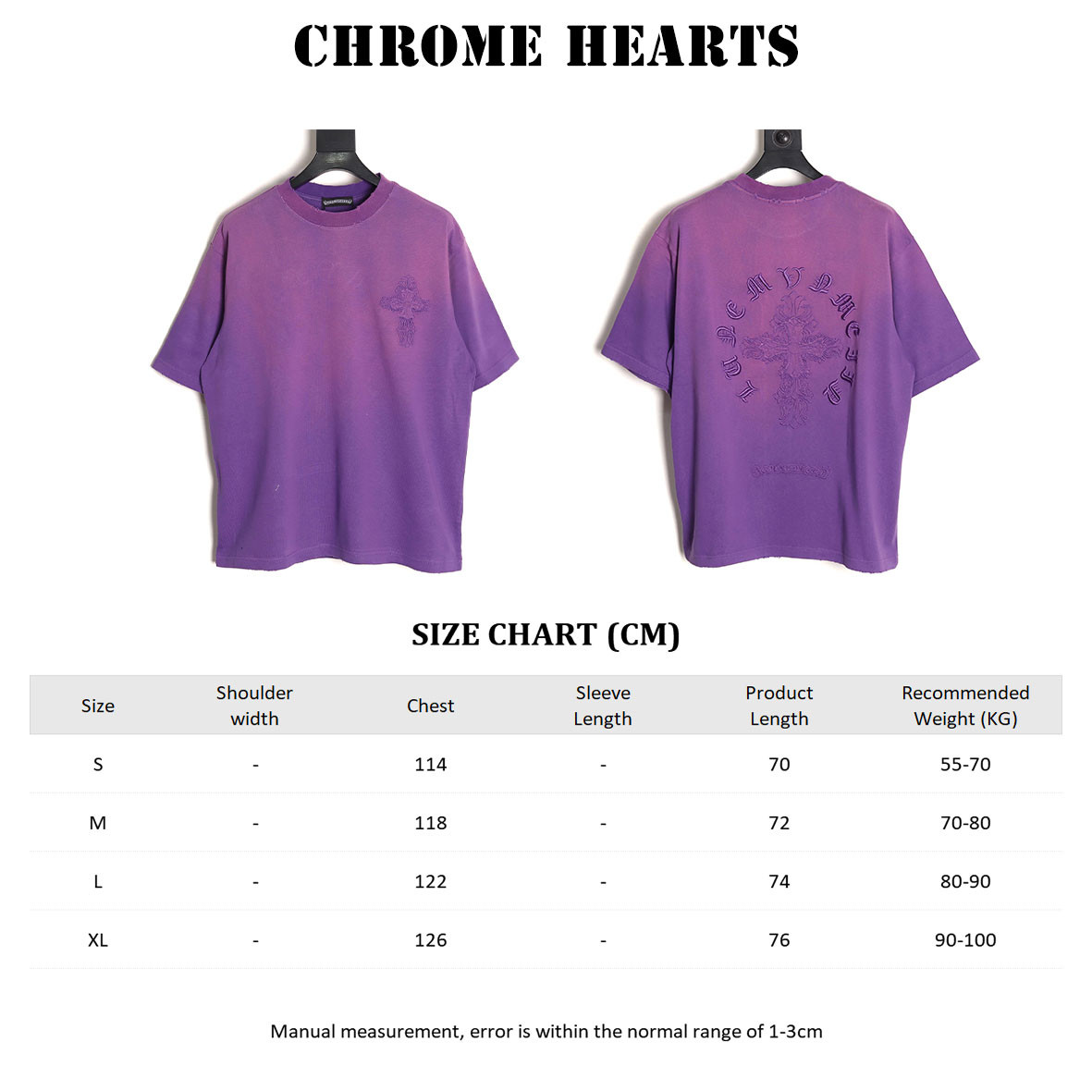 Ch**me He**ts 25ss Short-sleeved T-shirt