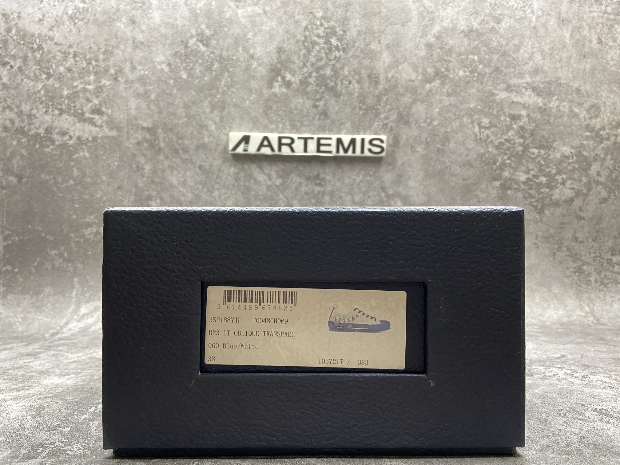 D*0r B23 Low Top Blue Oblique