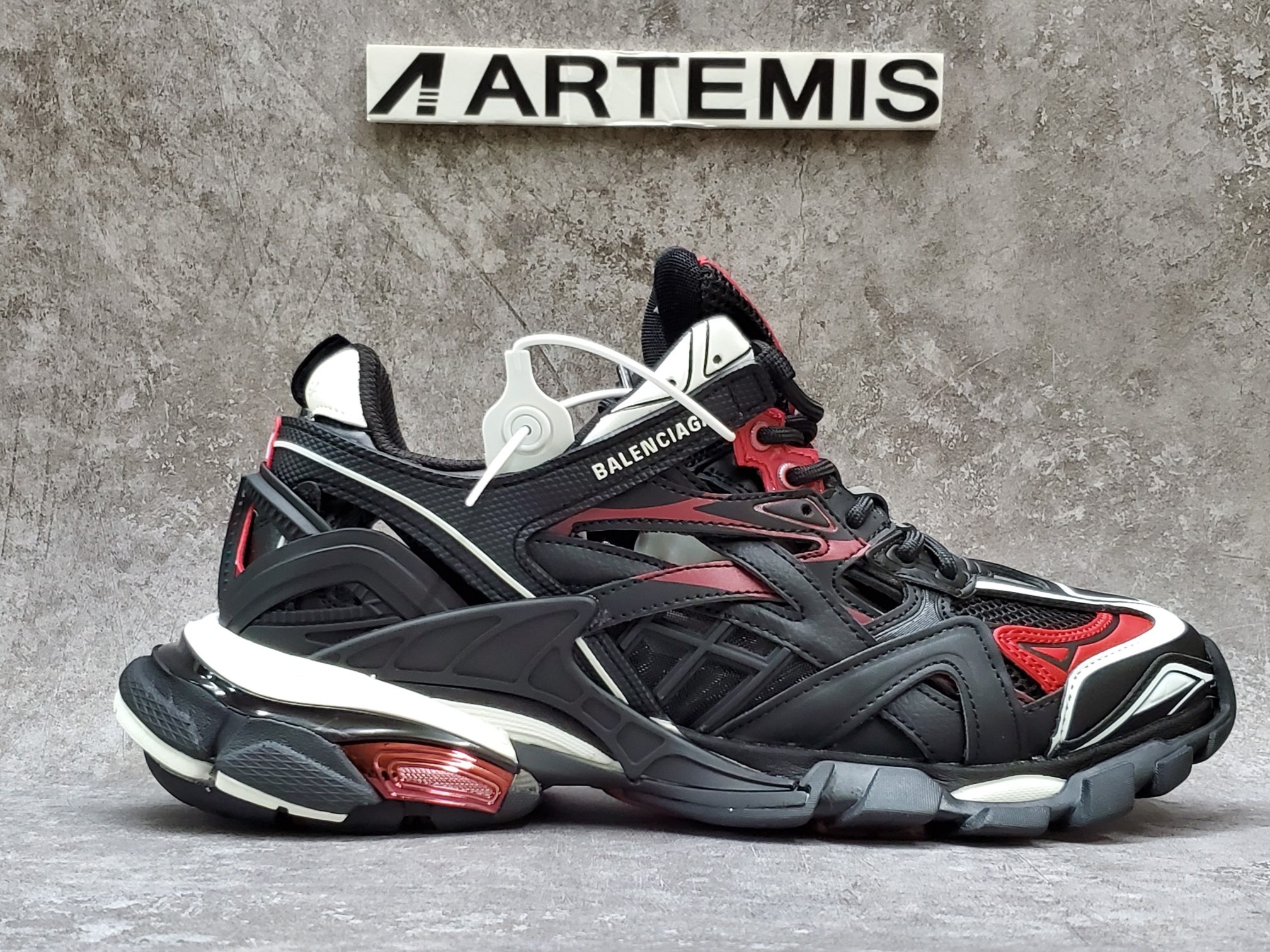 Balenciga Track 2 Trainer Black Red