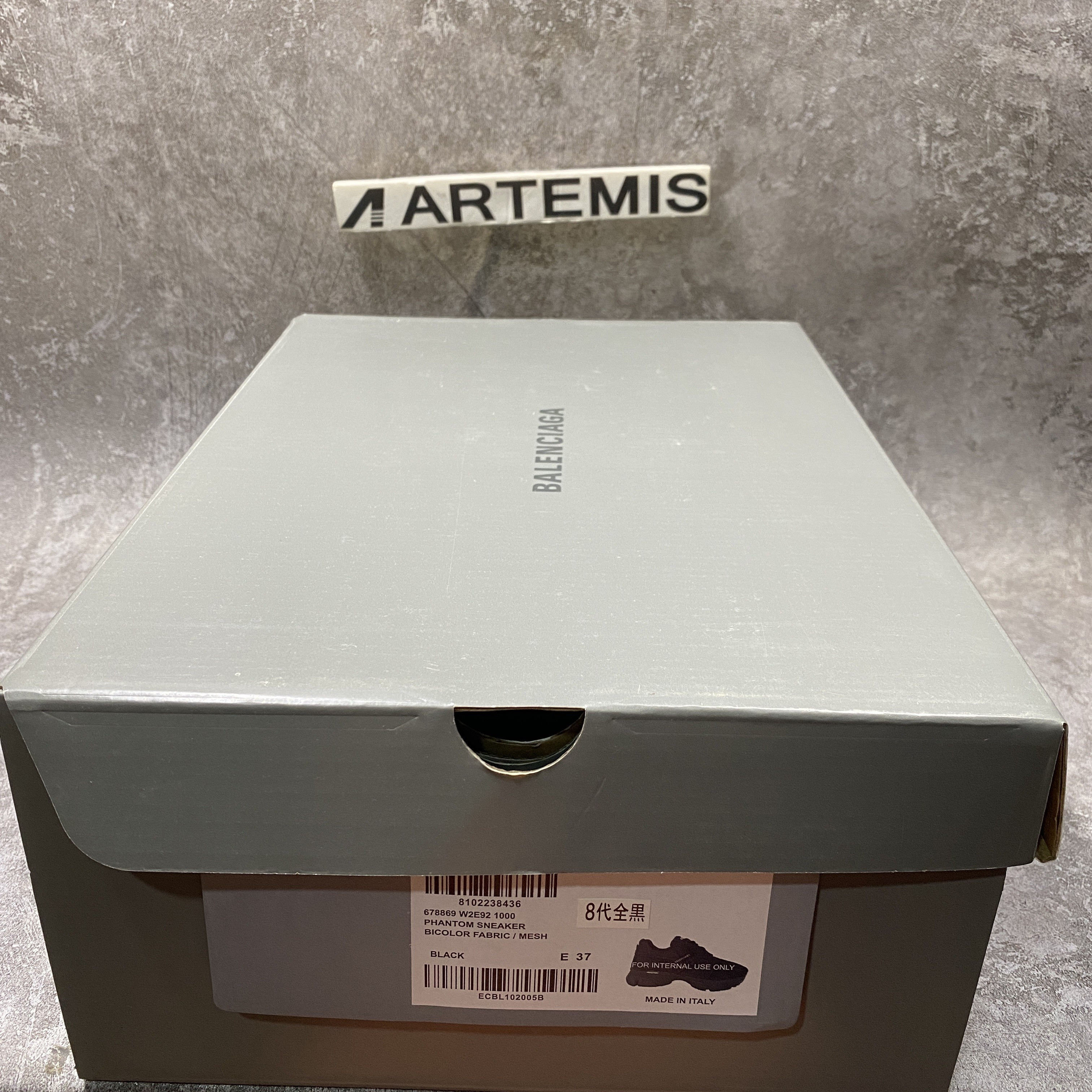 Balenciga Phantom Sneaker Black