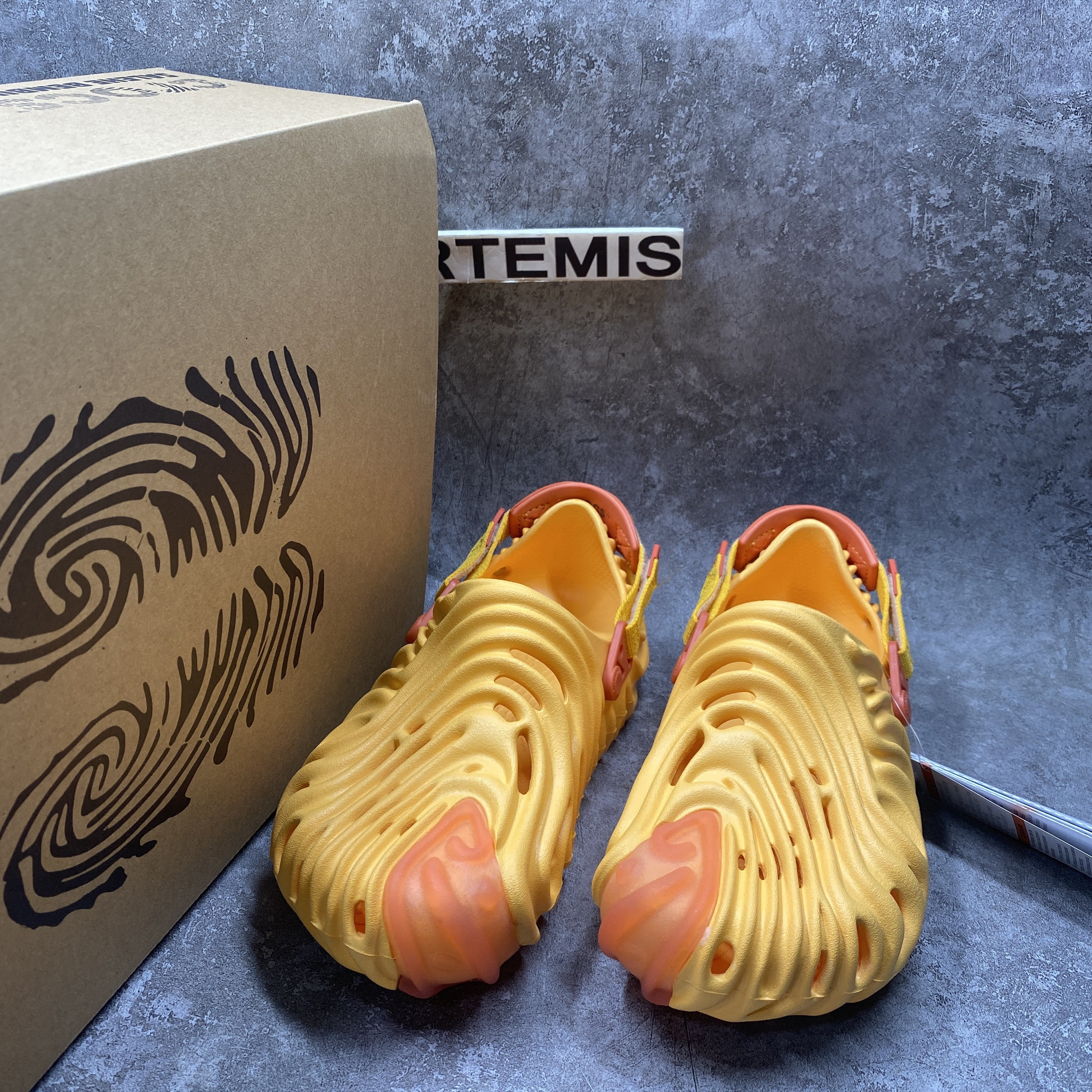 Cr*0*s Pollex Clog by Salehe Bembury Yellow