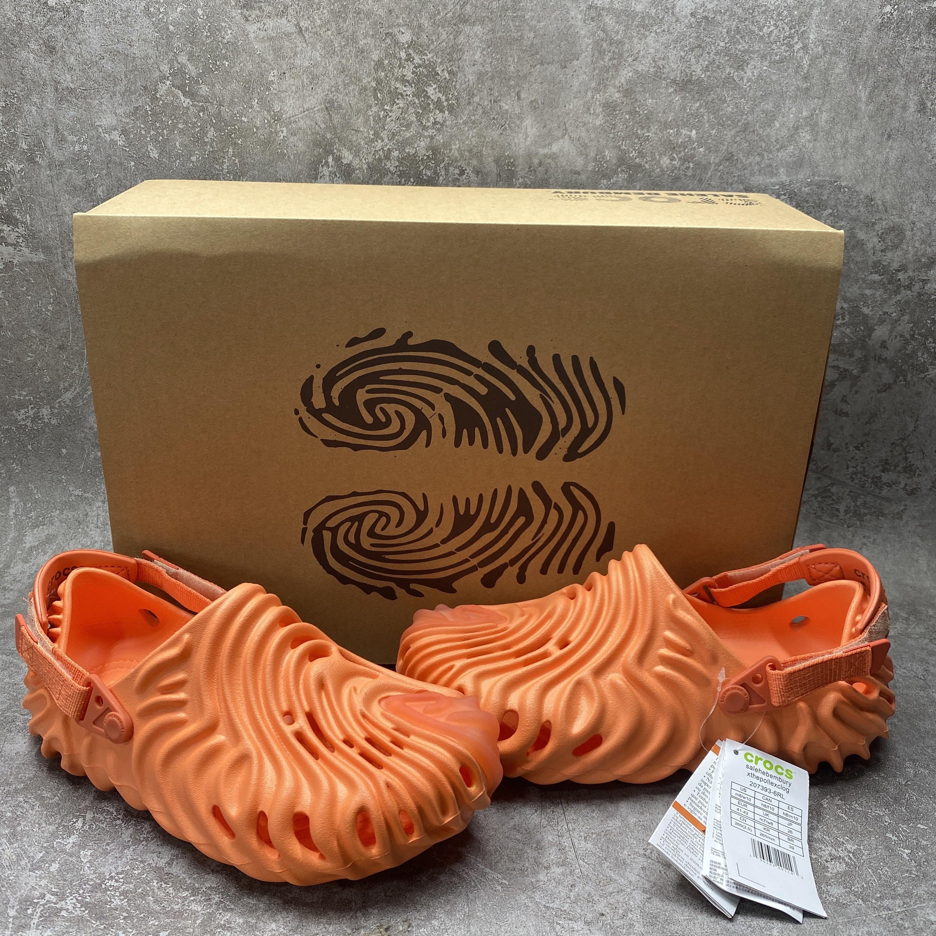 Cr*0*s Pollex Clog by Salehe Bembury Orange