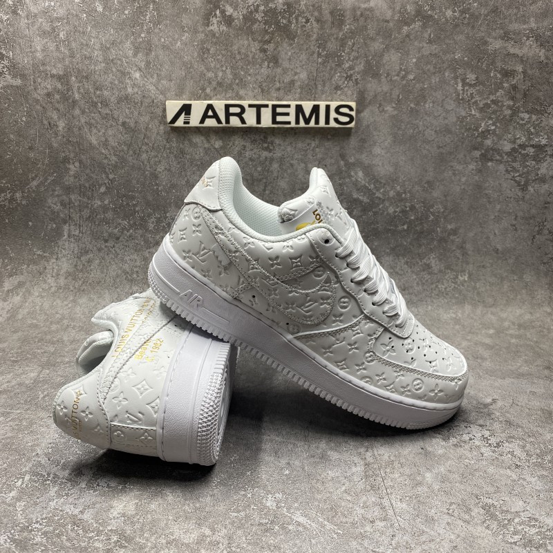 1V x Air Force 1 Low By Virgil Abloh White