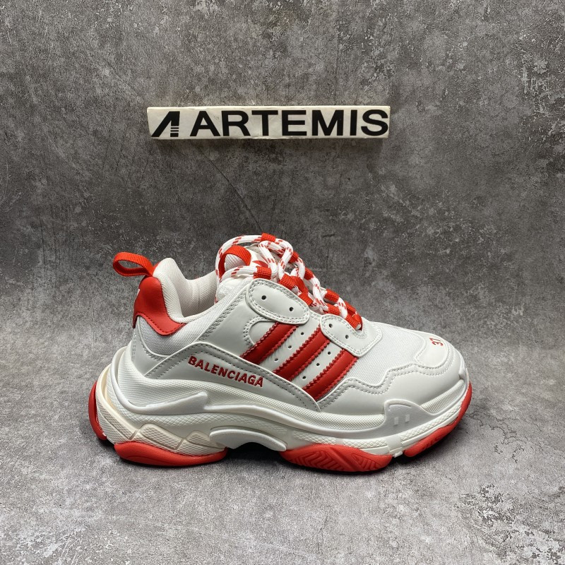 Balenciga x adida Triple S White Red