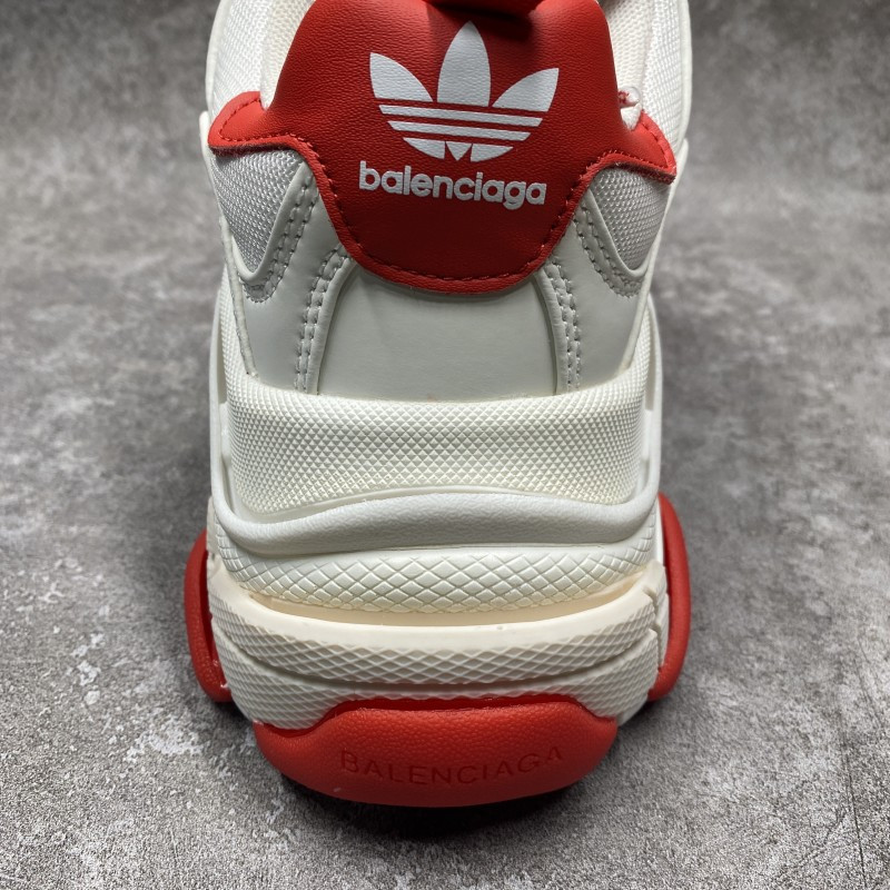 Balenciga x adida Triple S White Red