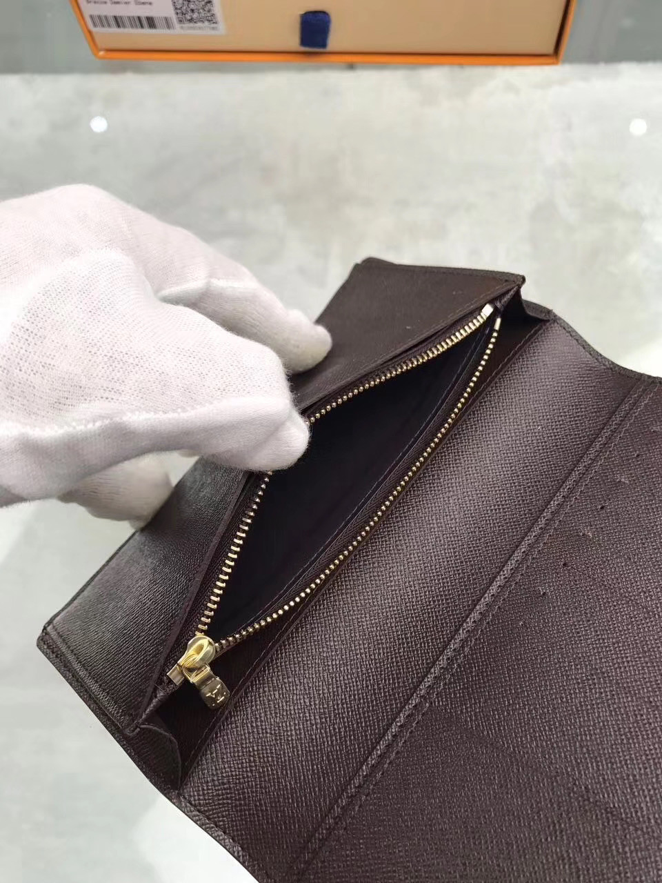 Damier Ebene BRAZZA WALLET N60017