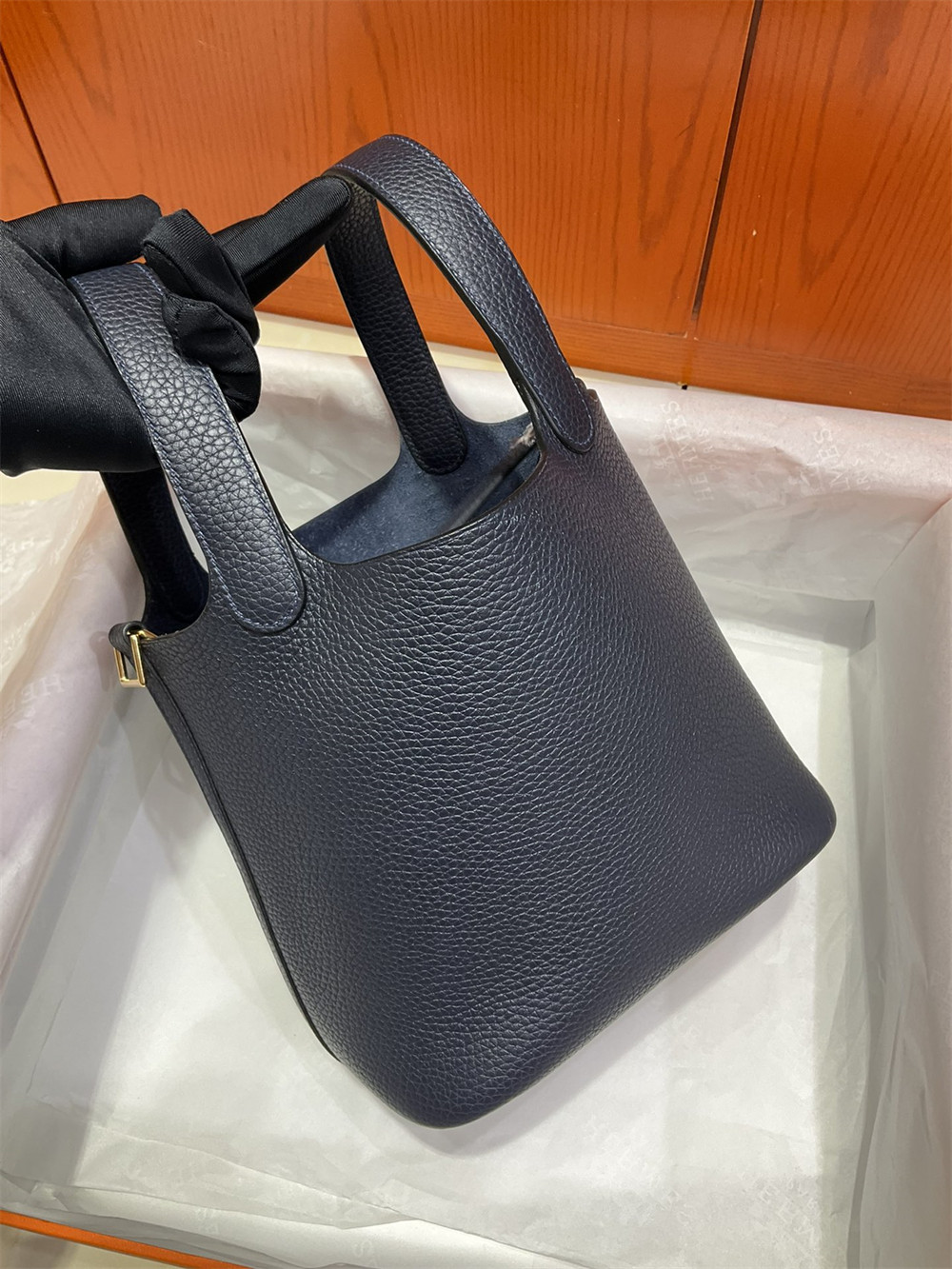 Hermès Picotin 18cm midnight blue without original box
