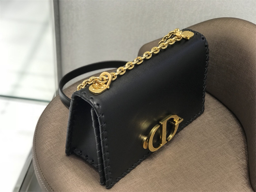 D*0r 30 MONTAIGNE CHAIN BAG BLACK