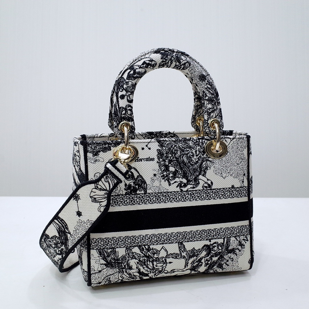 MEDIUM D*0r LADY D-LITE BAG  24 x 20 x 11 cm