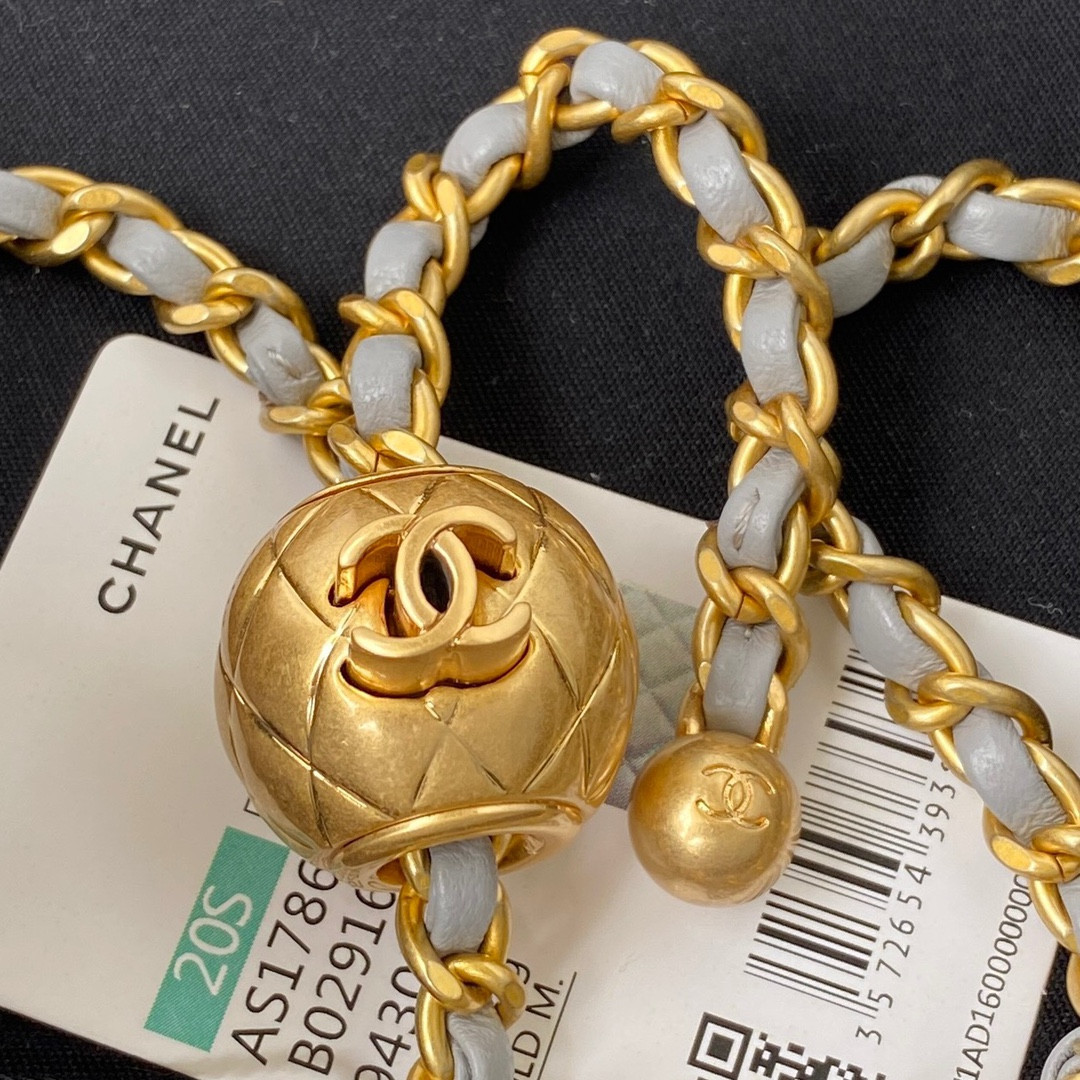 Ch*el MINI FLAP BAG SHINY CALFSKIN & Gold-Tone METAL LIGHT BLUE 5.3 × 6.6 × 3.1 in