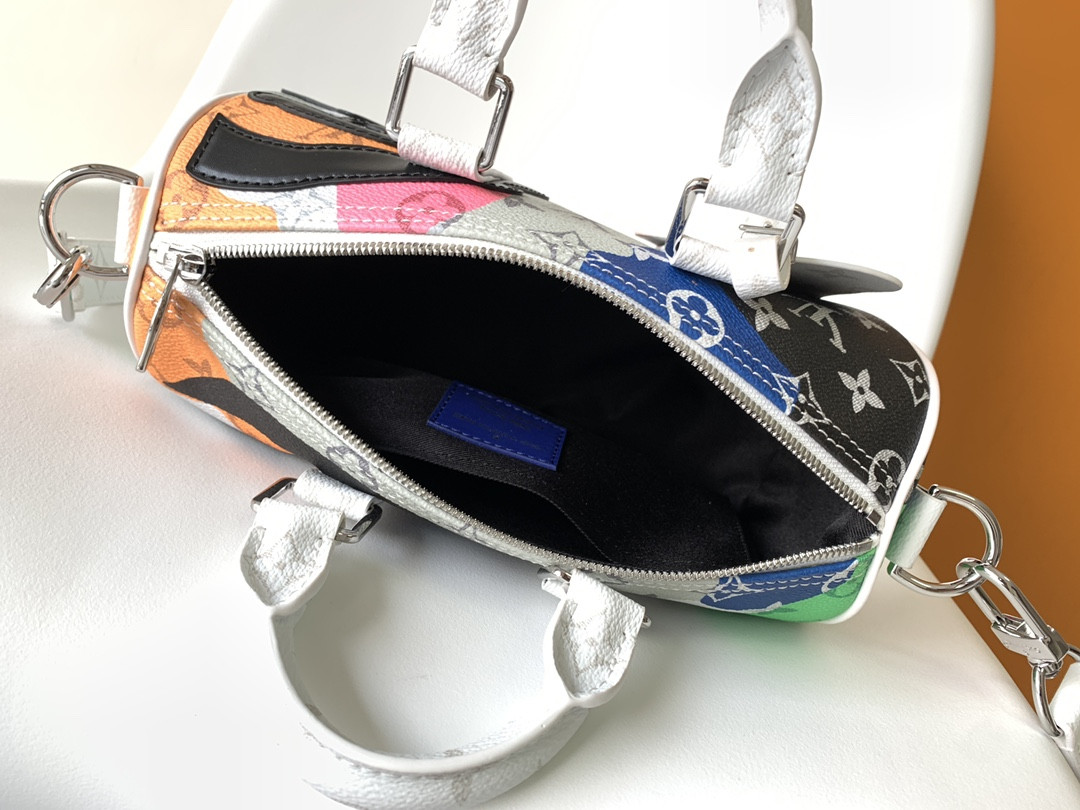 L0*is V*t0n Keepall Bandoulière 25 M46678 9.8 x 5.9 x 4.3 inches