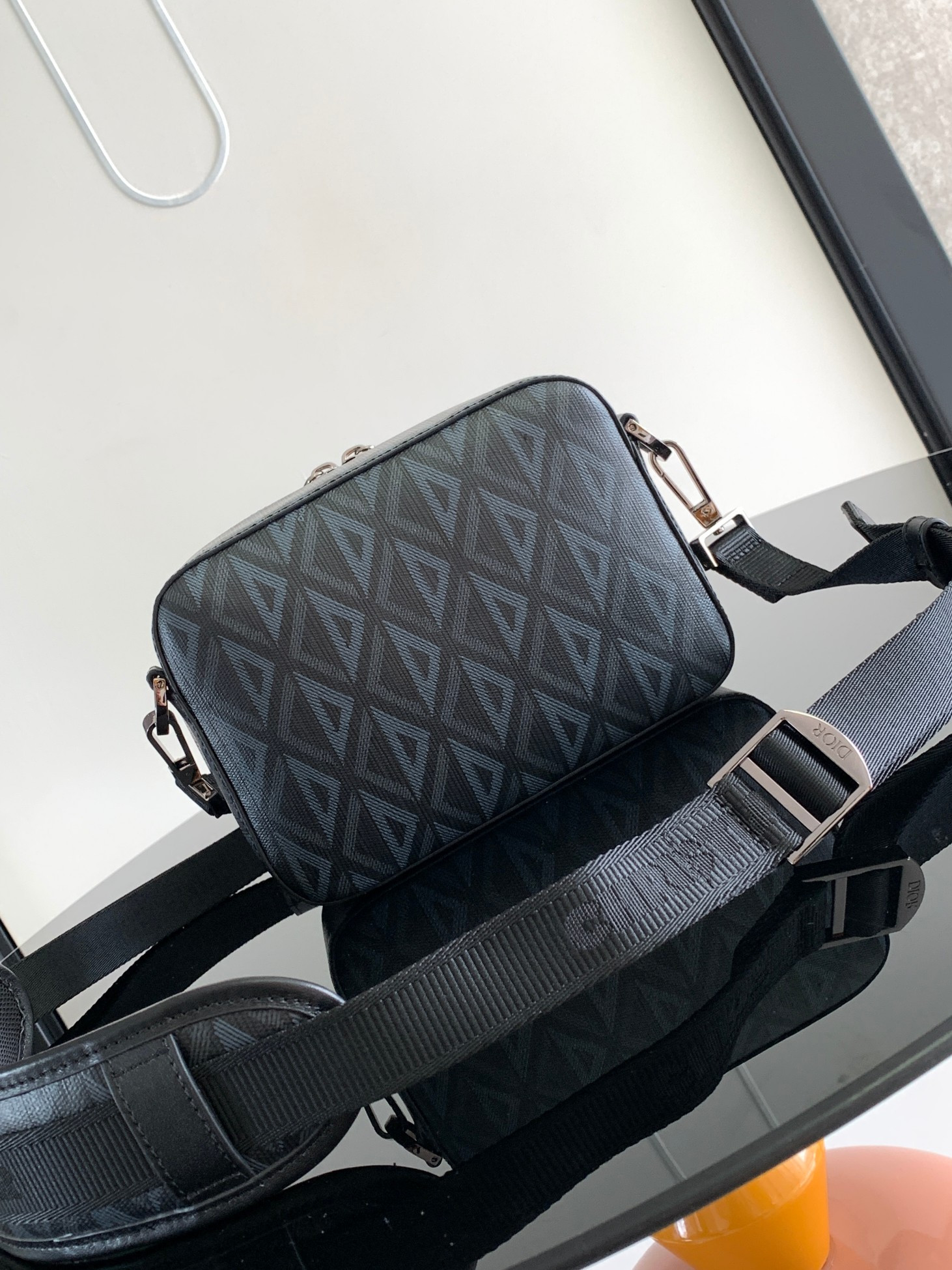 D*0r Safari Bag with Strap Navy 8.5 x 6 x 2.5 inches