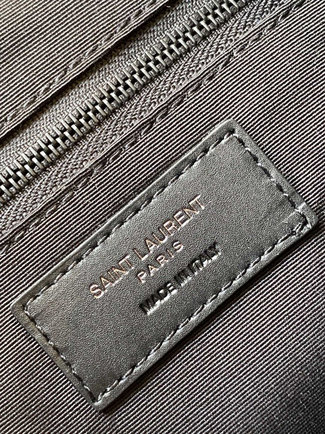 Y*L NIKI SHOPPING IN CROCODILE-EMBOSSED LEATHER 12.9 X 10.6 X 4.5 INCHES