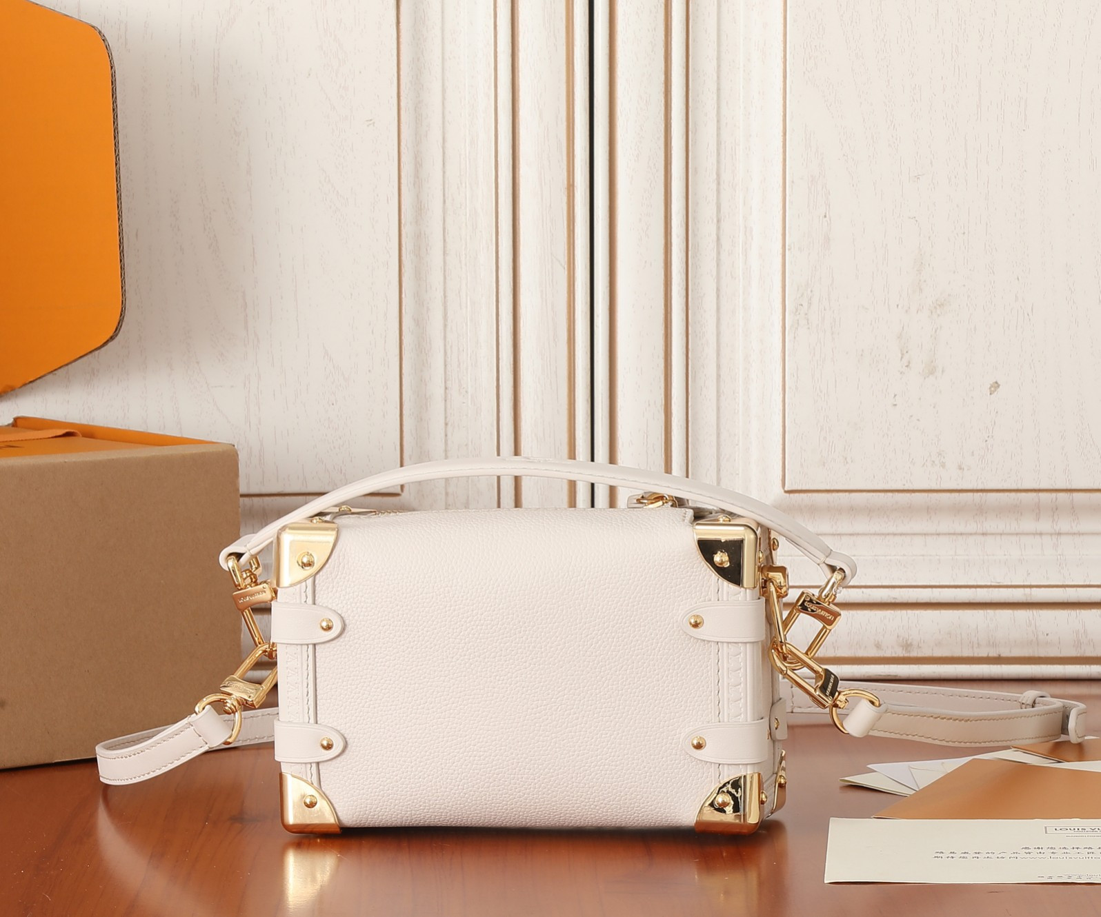 LV Side Trunk PM M23915  7.1 x 4.9 x 3.1 inches