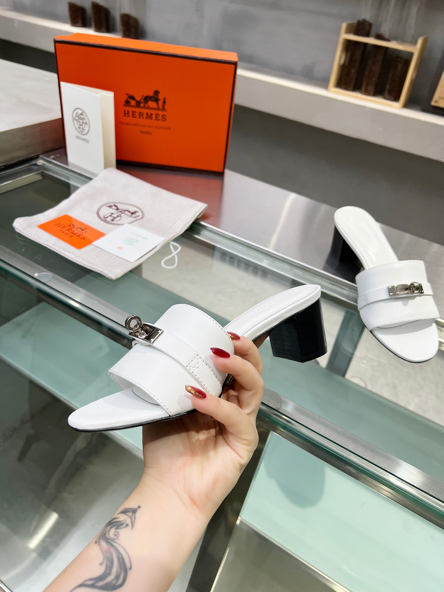 UA Hermès Gigi 50 sandal