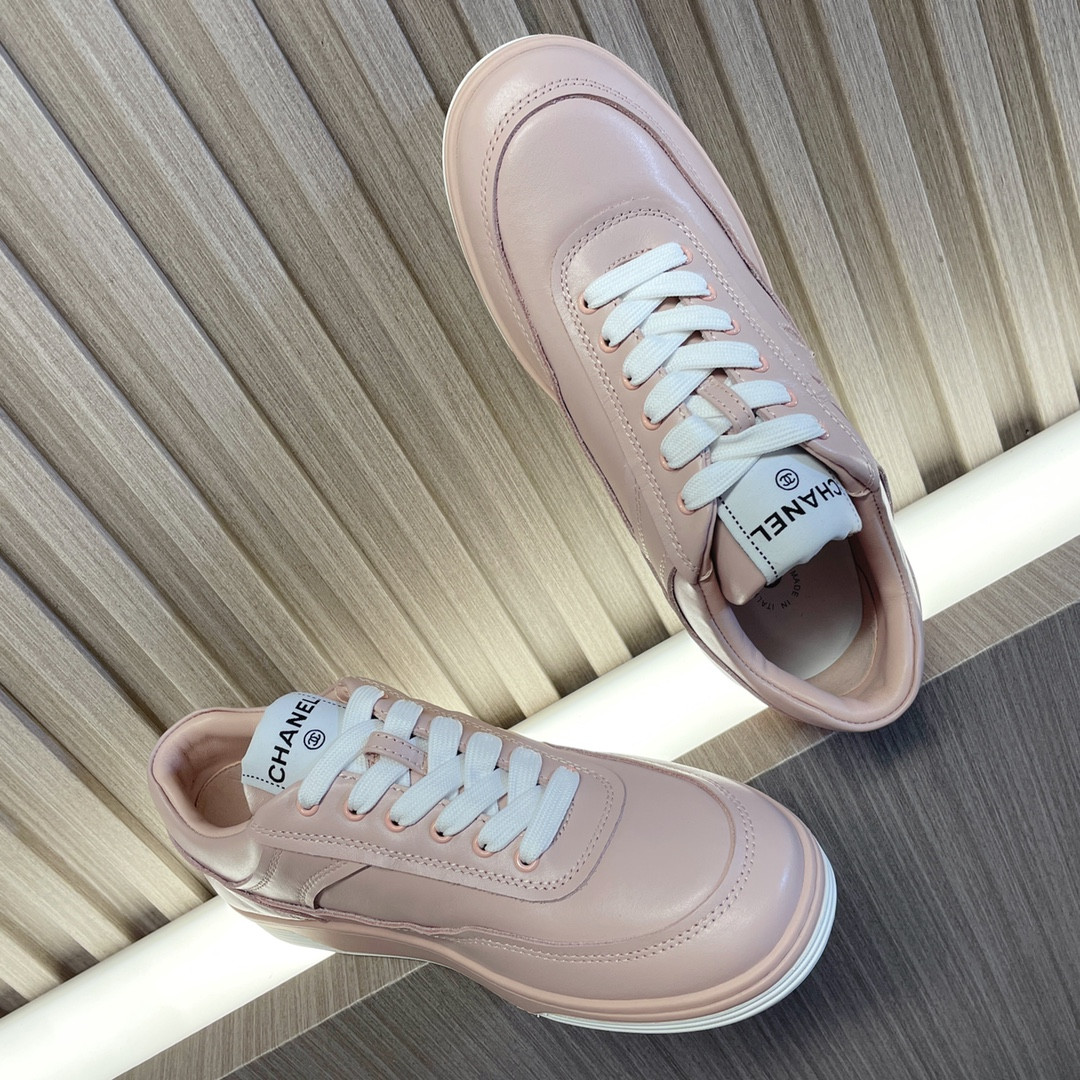 UA Ch*el SNEAKERS calfskin