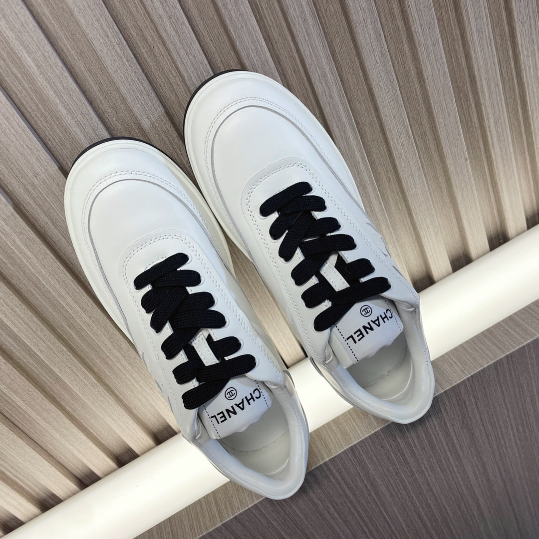 UA Ch*el SNEAKERS calfskin