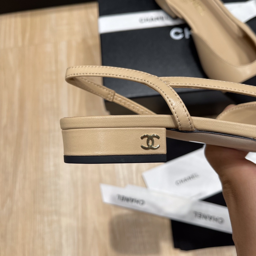 UA Ch*el SLINGBACKS FLAT