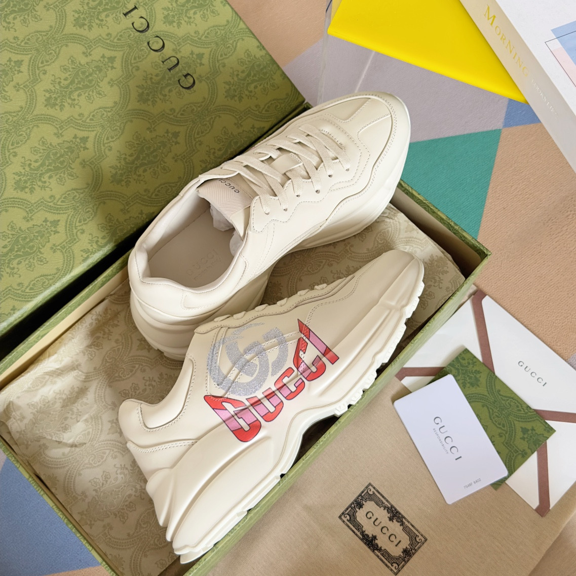 UA G*u*i Rhyton Sneaker