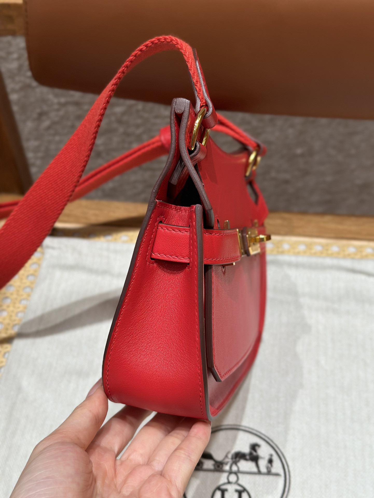 H**mes Mini Jypsiere 23×17×5cm