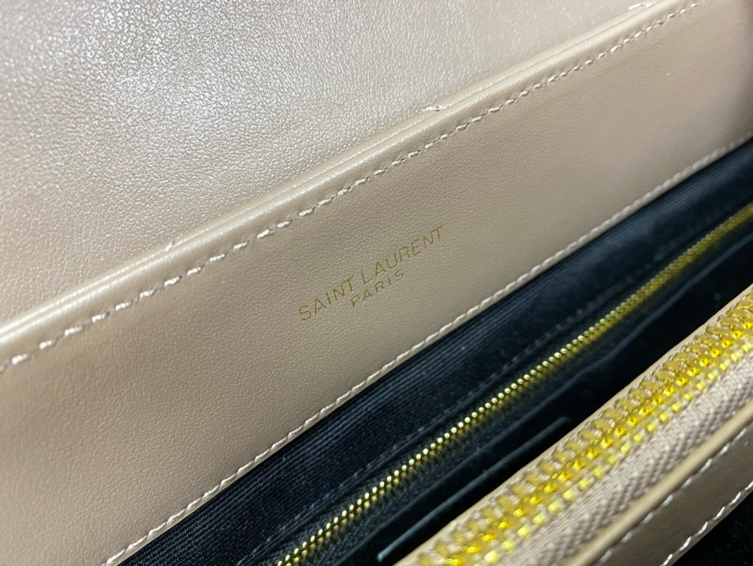 Y*L LOULOU QUILTED LEATHER 32x22x9cm