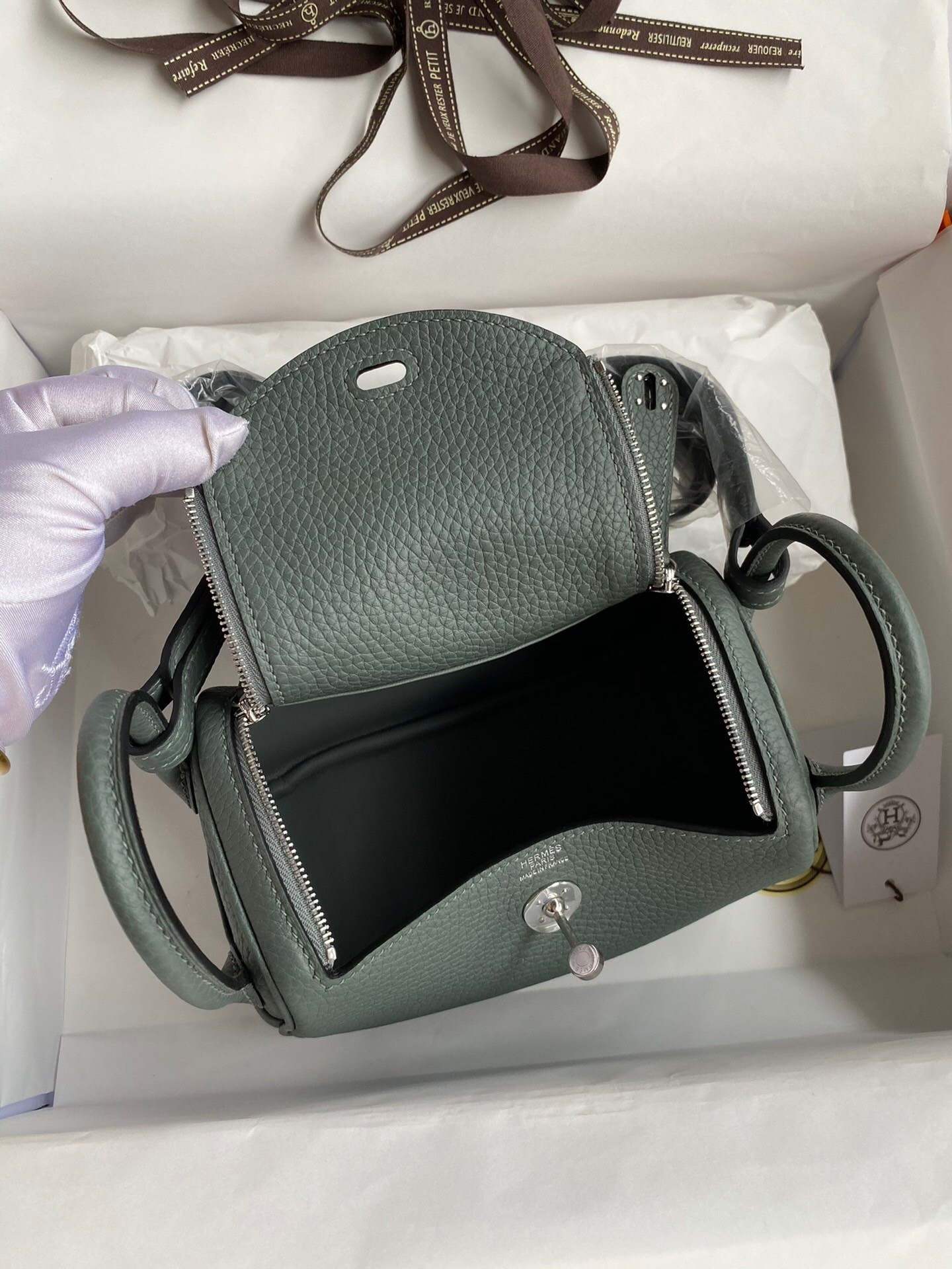 H**mes Mini lindy 19cm