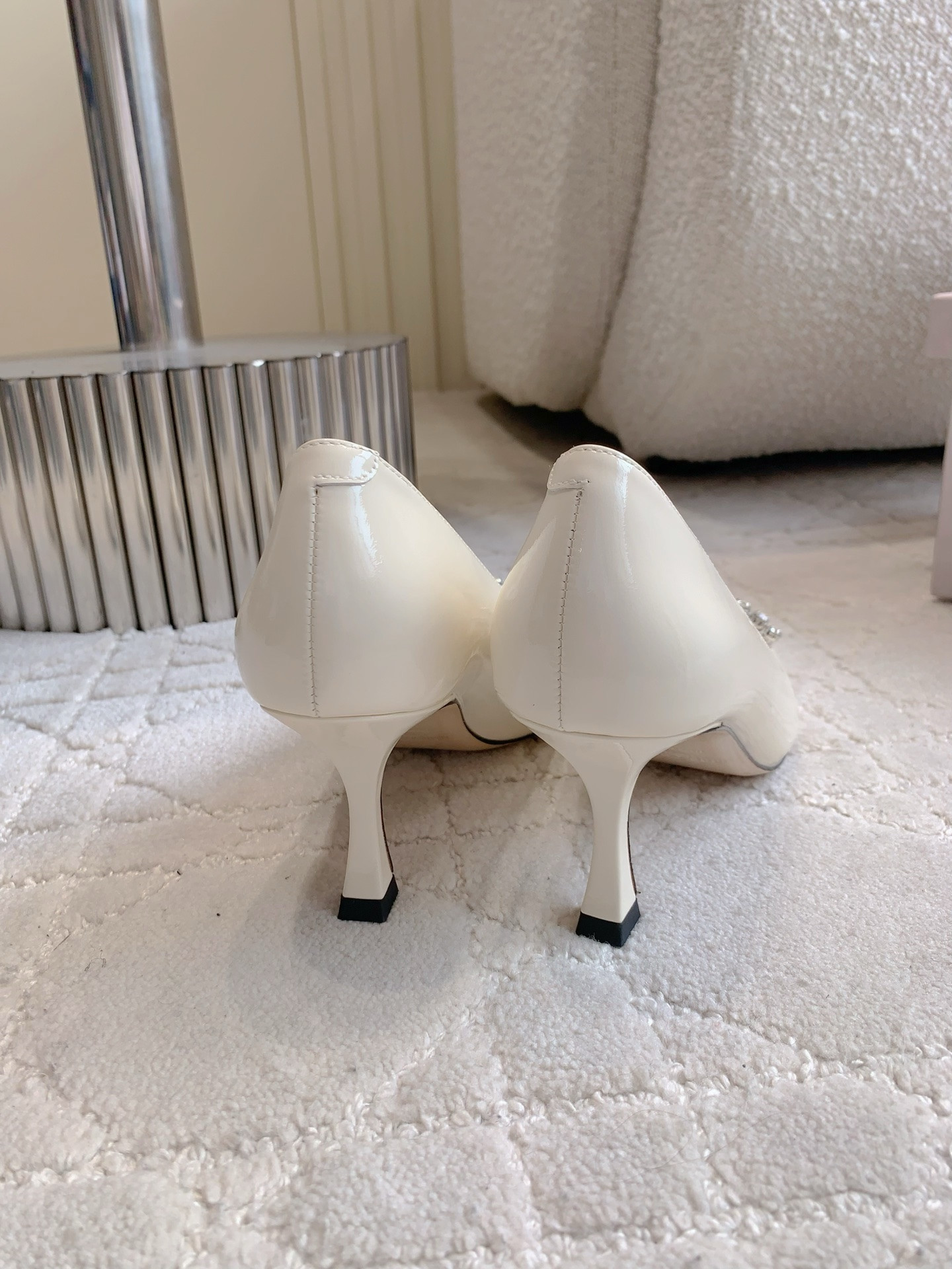 UA Ji*y Ch* Belinda Crystal-embellished Pumps 7.5cm