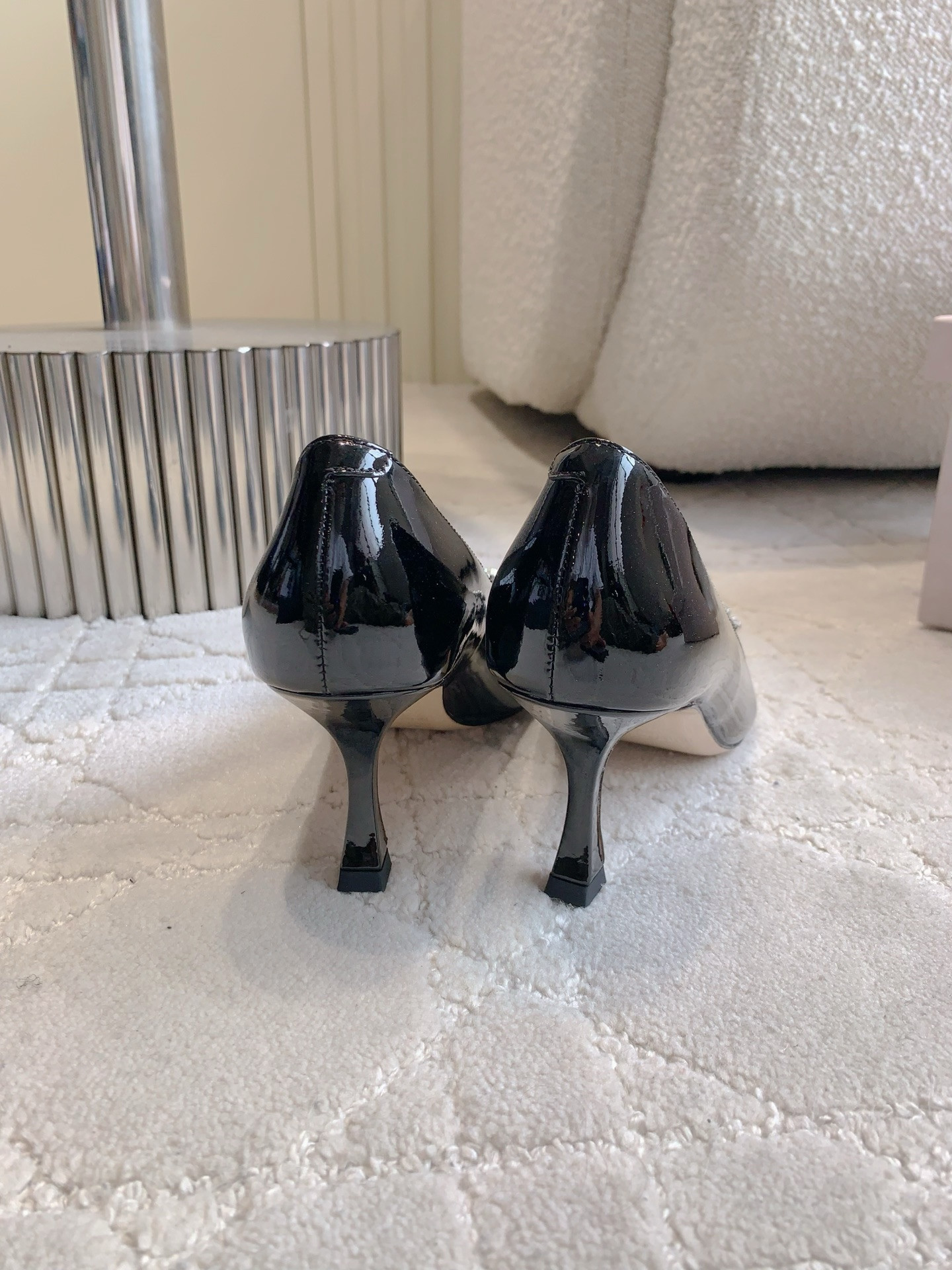 UA Ji*y Ch* Belinda Crystal-embellished Pumps 7.5cm